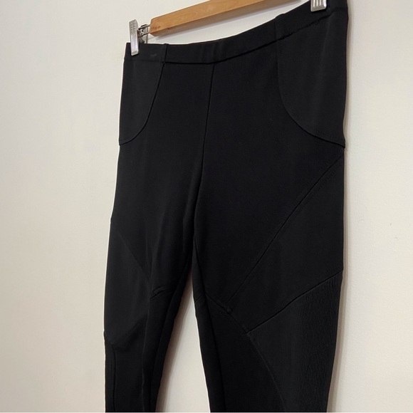 Bcbgmaxazria black skinny pant Bikercore style bodycon tight luxury design - Picture 6 of 16